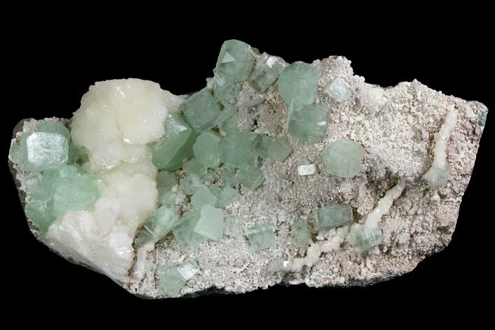 Green Apophyllite, Heulandite & Stilbite Association - India #135831